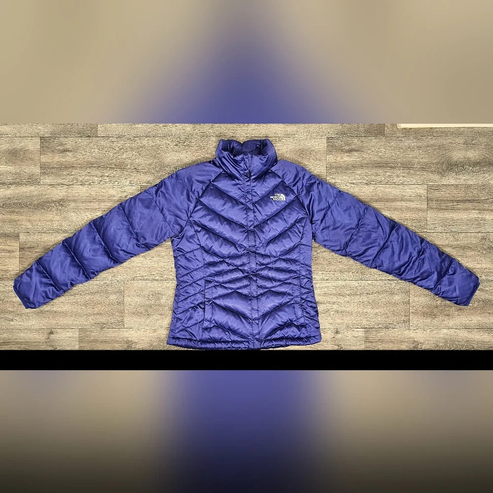 Women's The North Face Aconcagua 550 Puffer Zip Jacket-Size Small - Picture 2 of 6